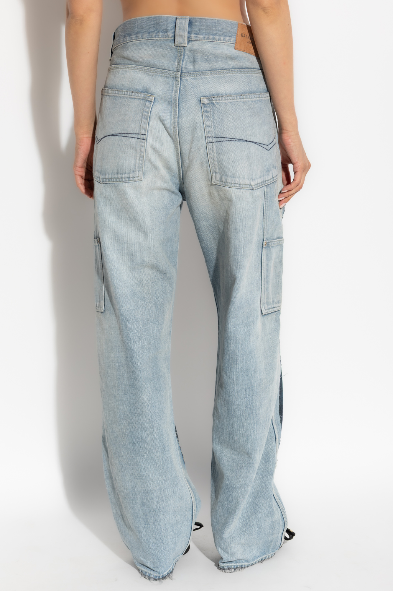 Light blue Jeans with a 'vintage' effect Balenciaga - Vitkac AS